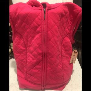 Girl’s Mudd Fleece Vest with Hoodie  NWT